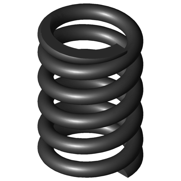 Immagine CAD Molle a compressione D-389N-01