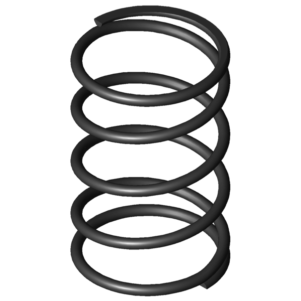 CAD image Compression springs D-390