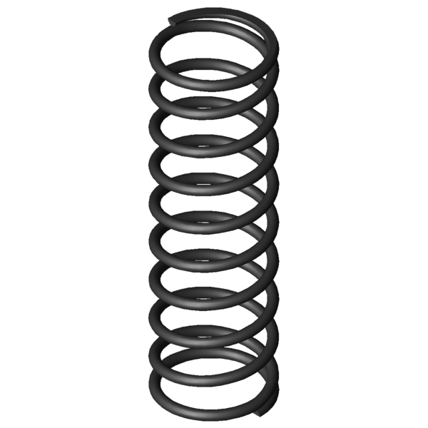 CAD image Compression springs D-397