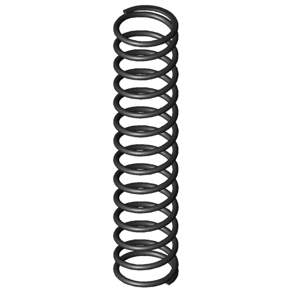 Imagen CAD Muelles de compresión D-398