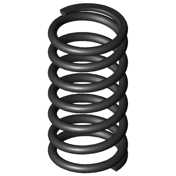 CAD image Compression springs D-401