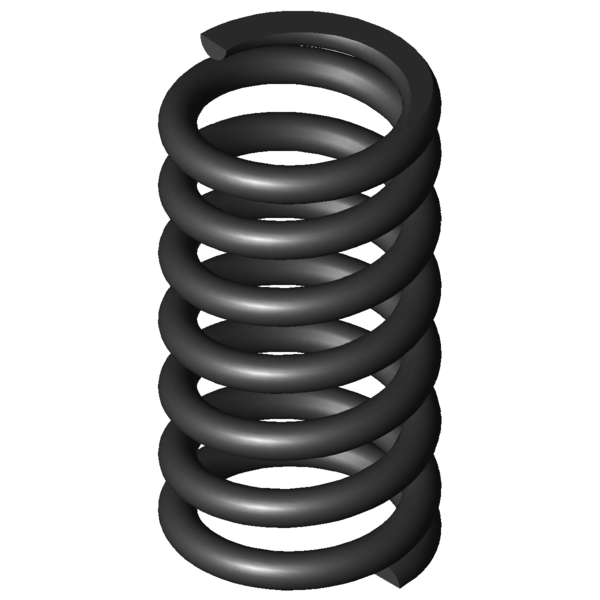 Imagen CAD Muelles de compresión D-406