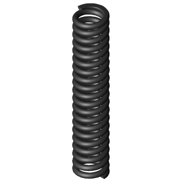 CAD kép nyomórugók D-413A
