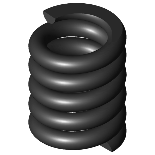 CAD kép nyomórugók D-414AA