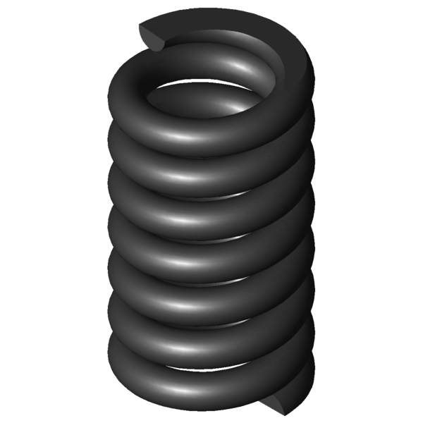 CAD image Compression springs D-414AB