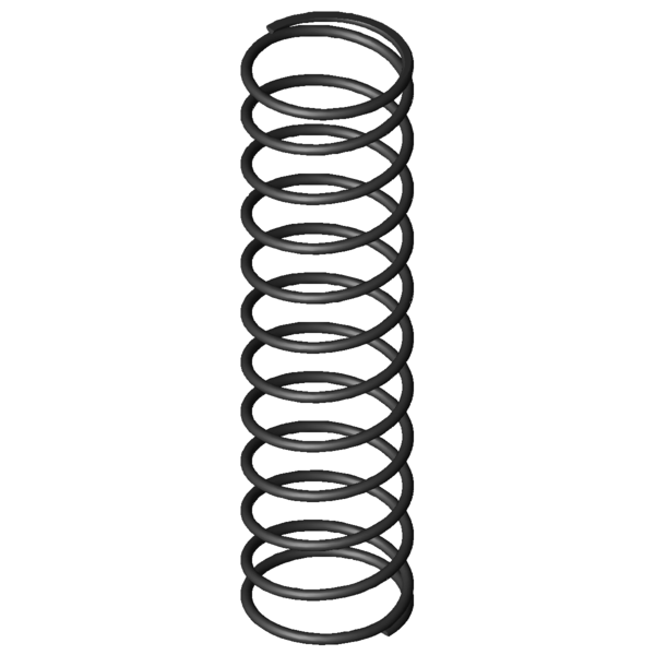 Immagine CAD Molle a compressione D-414D-16