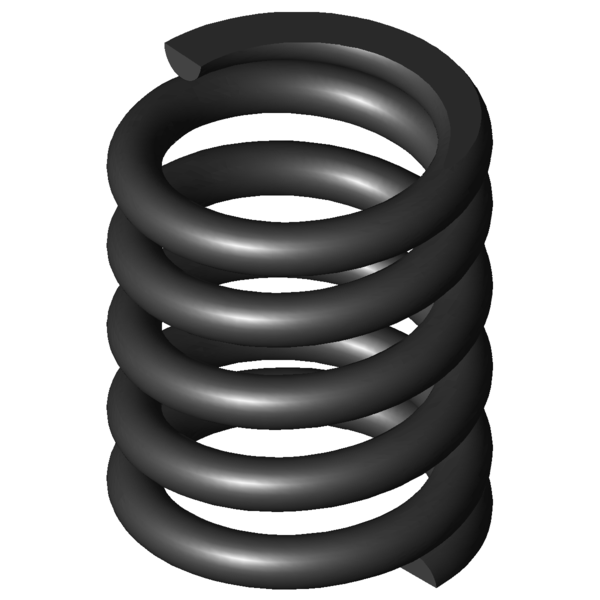 CAD image Compression springs D-414J