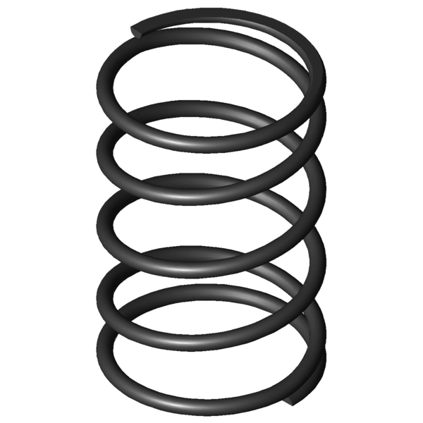 CAD image Compression springs D-415