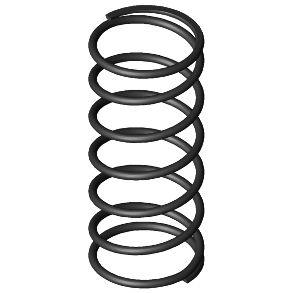 CAD image Compression springs D-416