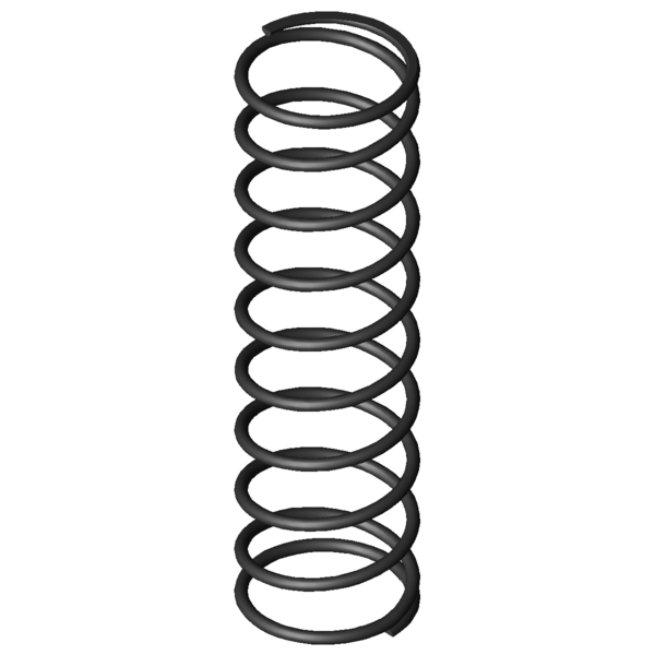 CAD image Compression springs D-417