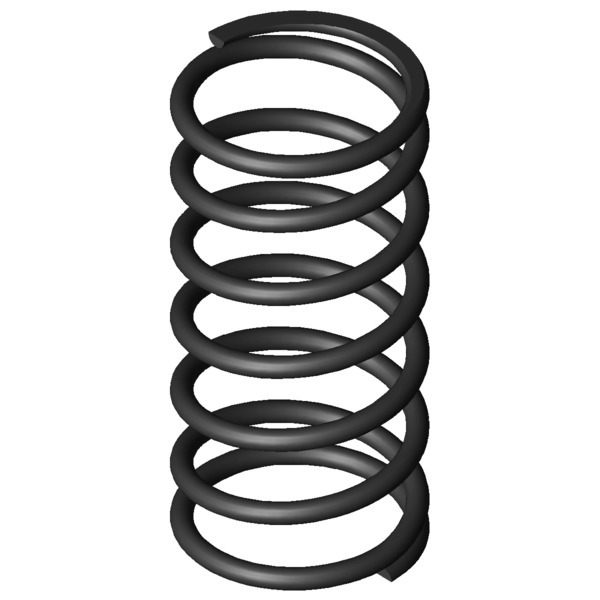 CAD image Compression springs D-421