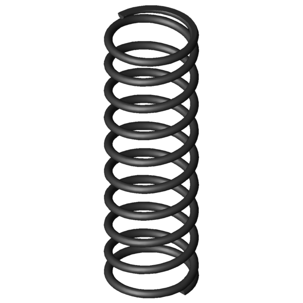 CAD image Compression springs D-422