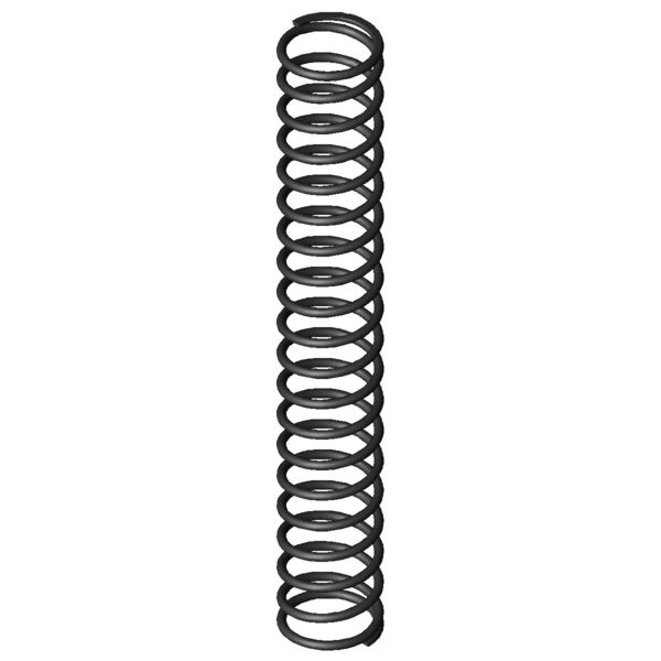 Imagen CAD Muelles de compresión D-424