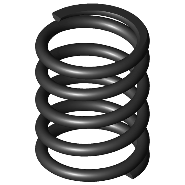 CAD image Compression springs D-425