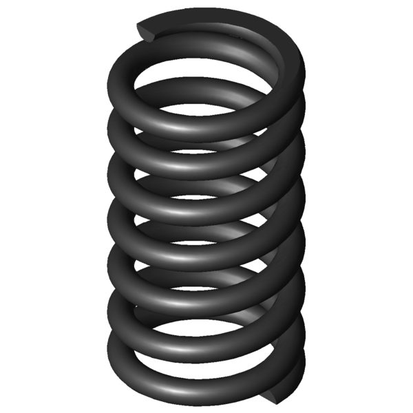 Imagen CAD Muelles de compresión D-431