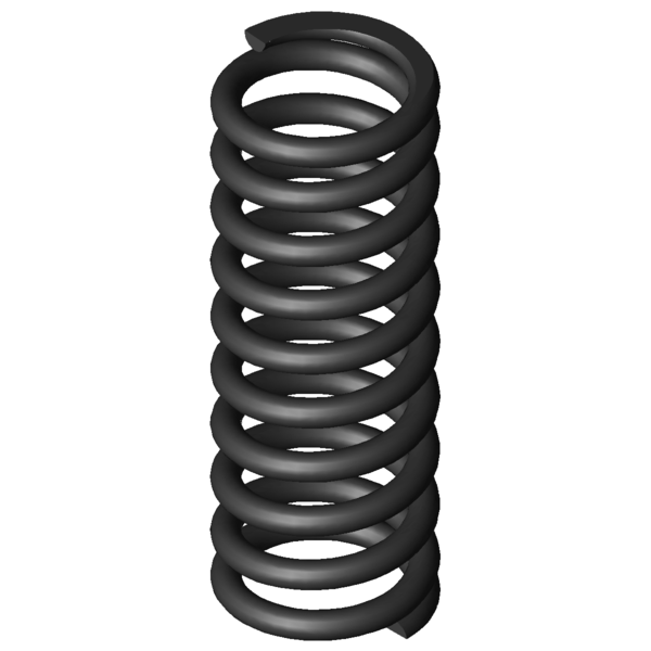 CAD image Compression springs D-432