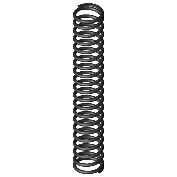 CAD image Compression springs D-536