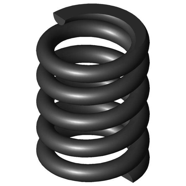 CAD-Bild Druckfedern D-548