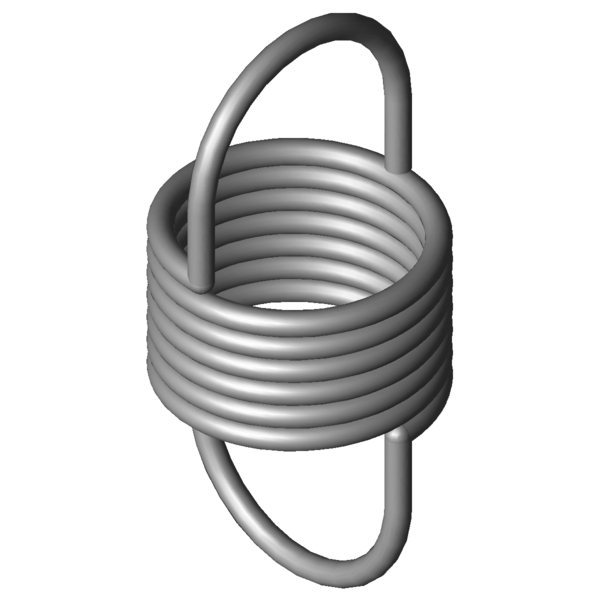 CAD image Extension Springs RZ-004X