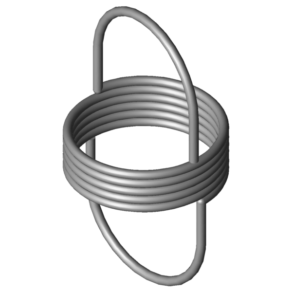 CAD image Extension Springs RZ-006AI