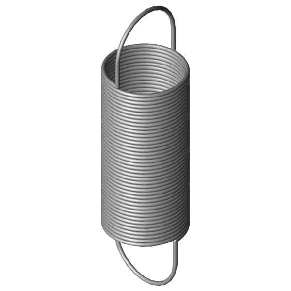 Imagem CAD Molas de tracção RZ-006HX