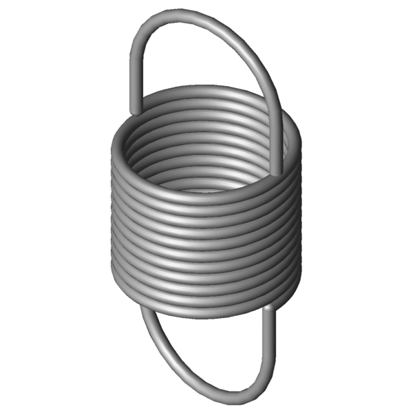 CAD obrázek Tažné pružiny RZ-007I