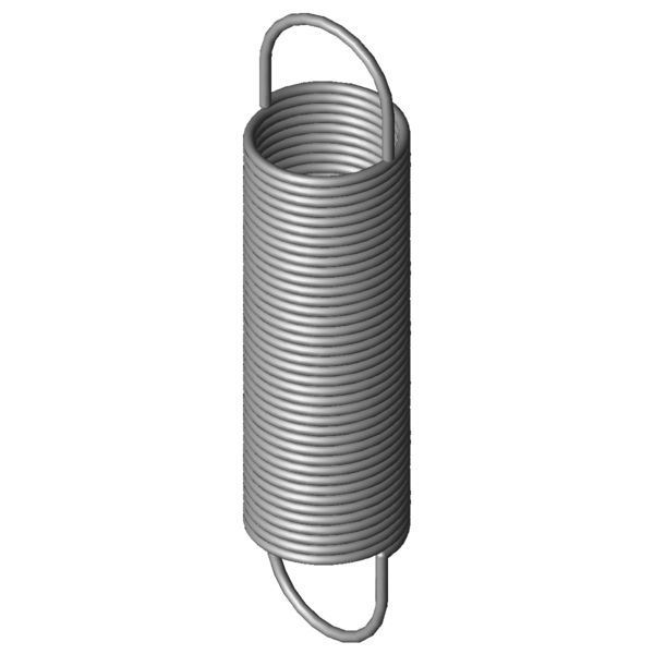 CAD obrázek Tažné pružiny RZ-009I
