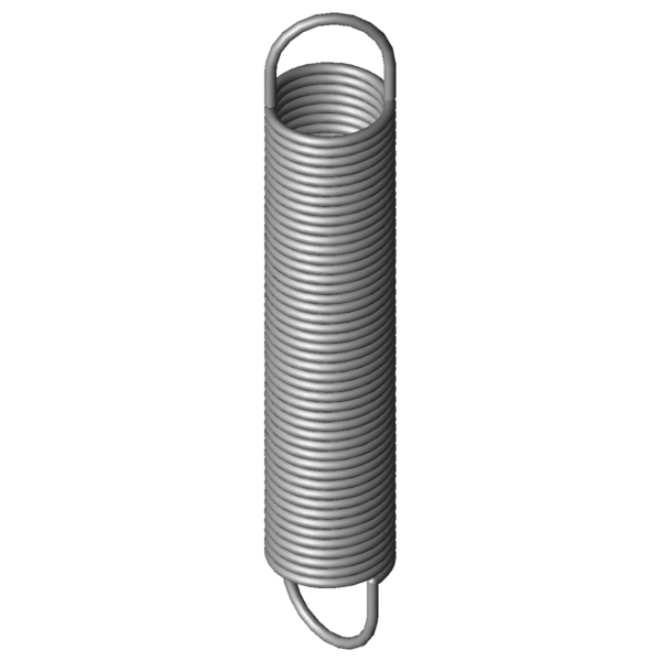 CAD obrázek Tažné pružiny RZ-012AX