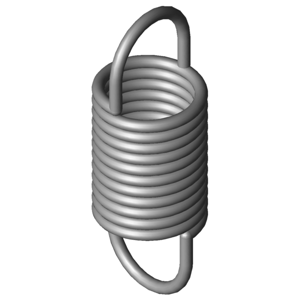 Immagine CAD Molle a trazione RZ-013X