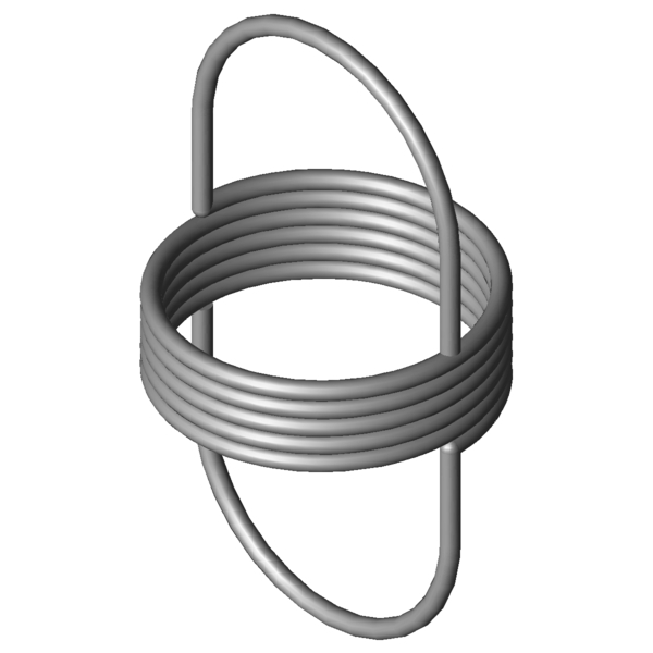 Immagine CAD Molle a trazione RZ-015FI