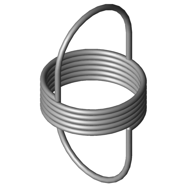Immagine CAD Molle a trazione RZ-015FX