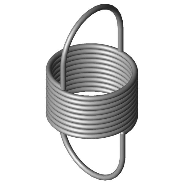 Imagem CAD Molas de tracção RZ-036BAX