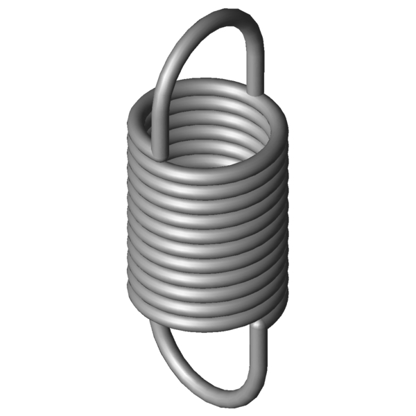 Imagem CAD Molas de tracção RZ-043X