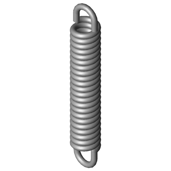 Obraz CAD Sprezyny rozciagane RZ-066E-03I