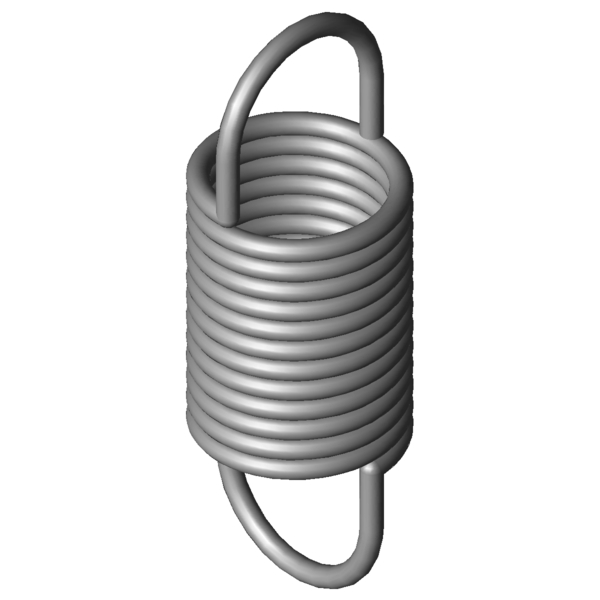 Imagen CAD Muelles de extensión RZ-087KX