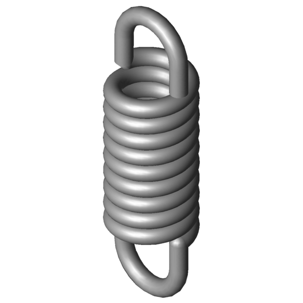 CAD obrázek Tažné pružiny RZ-100QI