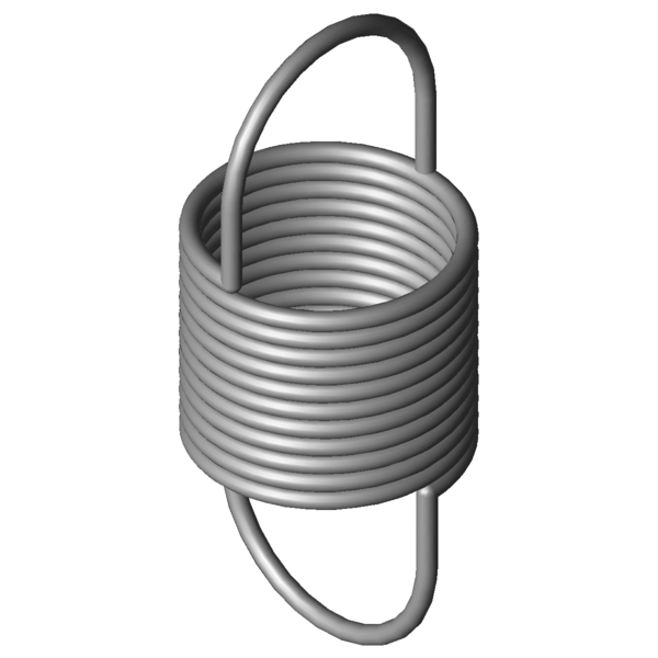 CAD obrázek Tažné pružiny RZ-101X