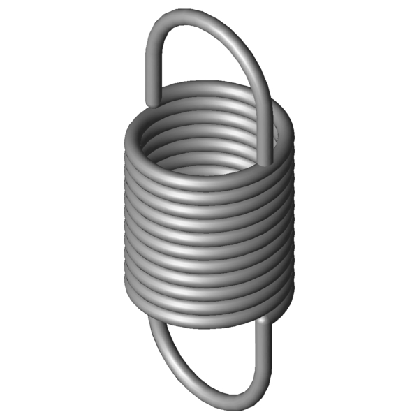 CAD obrázek Tažné pružiny RZ-106E-10I
