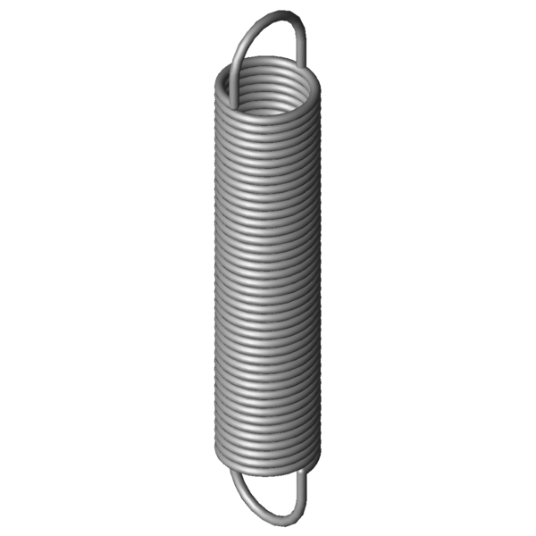 CAD obrázek Tažné pružiny RZ-106FX