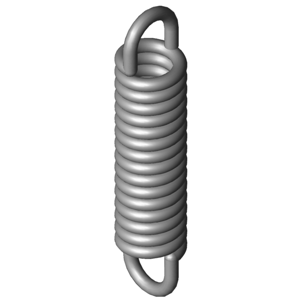 Obraz CAD Sprezyny rozciagane RZ-130RX