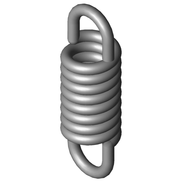 Imagem CAD Molas de tracção RZ-147E-01I