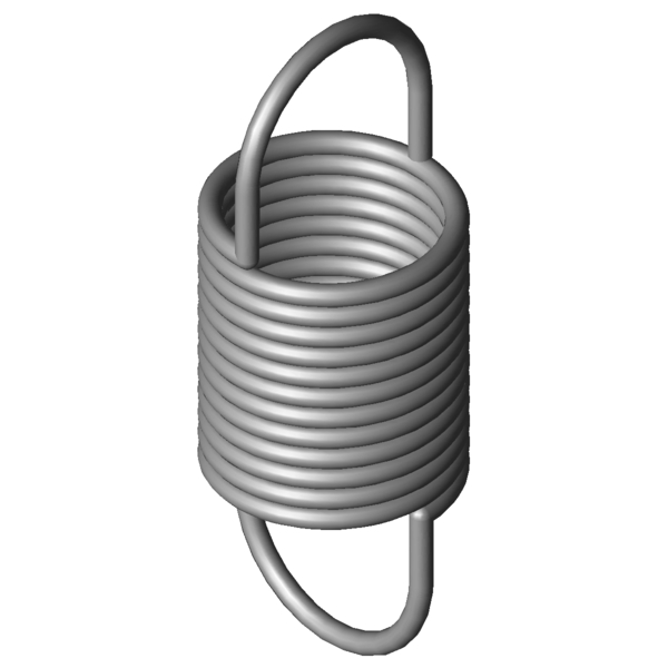 CAD obrázek Tažné pružiny RZ-151AX