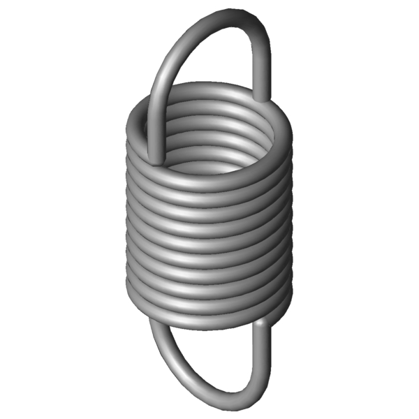 Obraz CAD Sprezyny rozciagane RZ-162K-20X