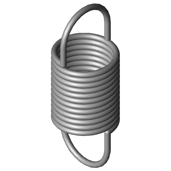 CAD image Extension Springs RZ-162U-18X