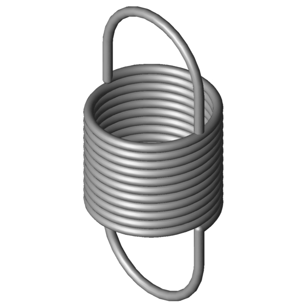 CAD obrázek Tažné pružiny RZ-163I