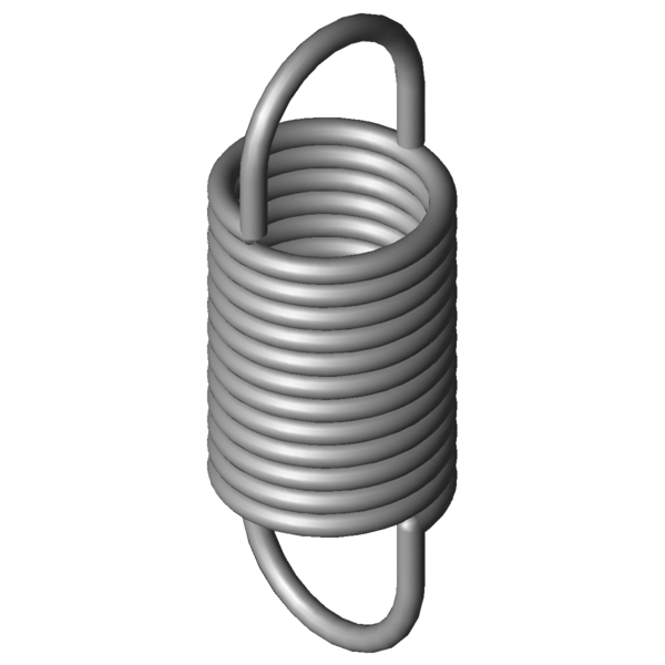 Immagine CAD Molle a trazione RZ-177K-10X