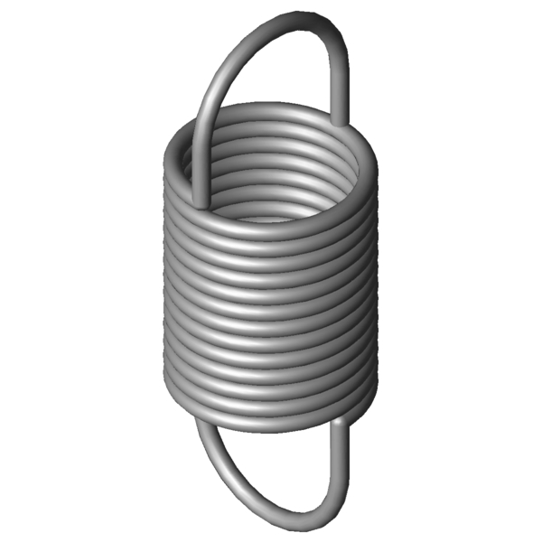 Imagem CAD Molas de tracção RZ-178X
