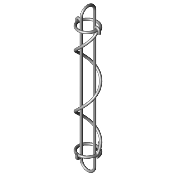 Imagem CAD Molas de tracção por cabo SZF-100