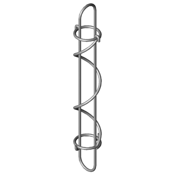 Obraz CAD Sprezyny do wciagarek linowych SZF-150