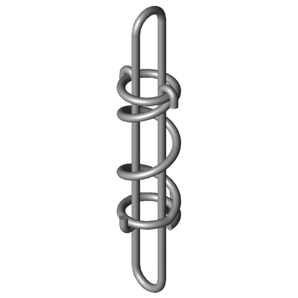 CAD image Draw bar spring SZF-40